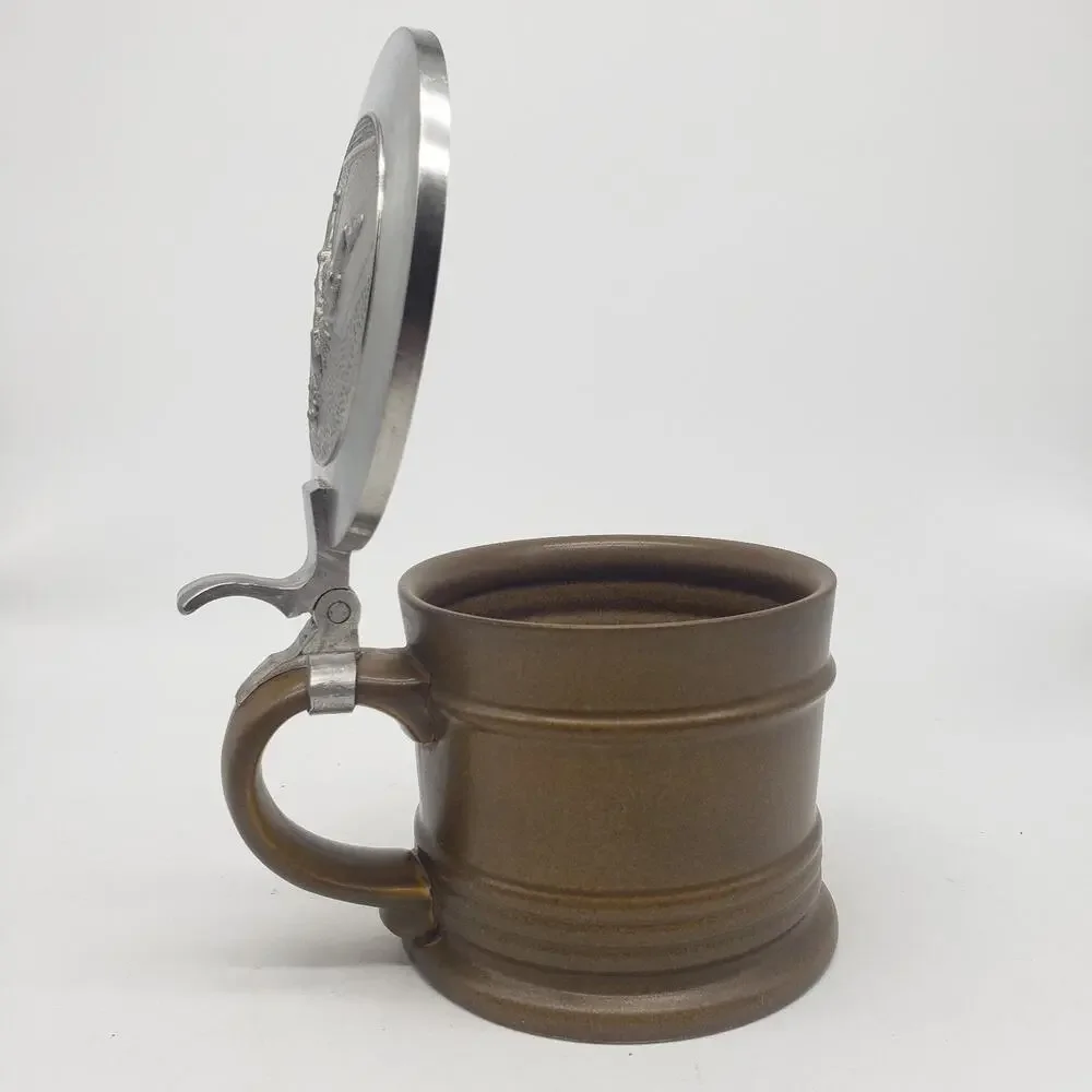 VTG‎ Oeslauer Manufaktur Bavaria for Goebel Tennis Beer Stein Pewter & Ceramic